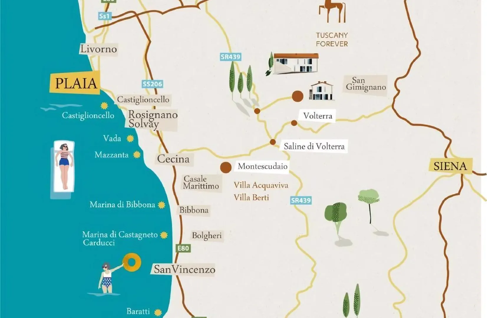 Ferienwohnung Villa IV Viaggio Volterra